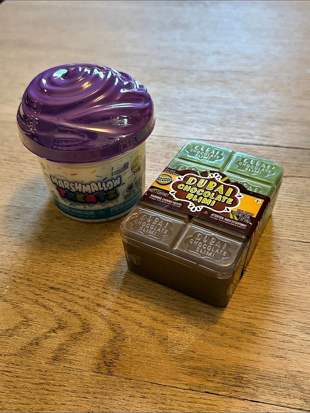 ORB Foodie Scented Slime Bundle - Dubai Chocolate Slime & Marshmallow Treatz NWT